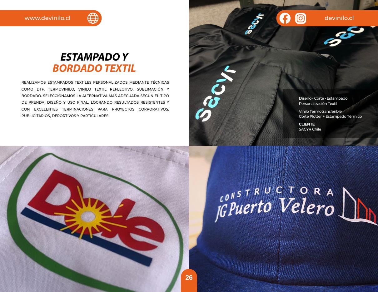 Estampado y bordado textil