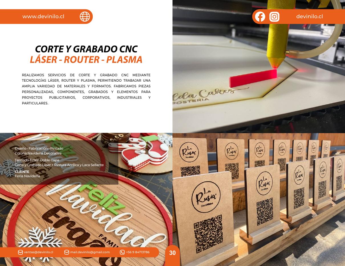 Corte y grabado CNC